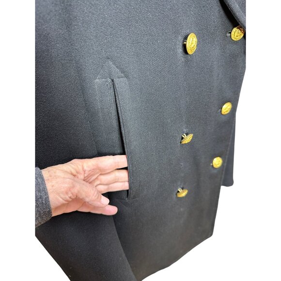Vintage US Naval Academy peacoat from 1960 Size 42 - Picture 6 of 10